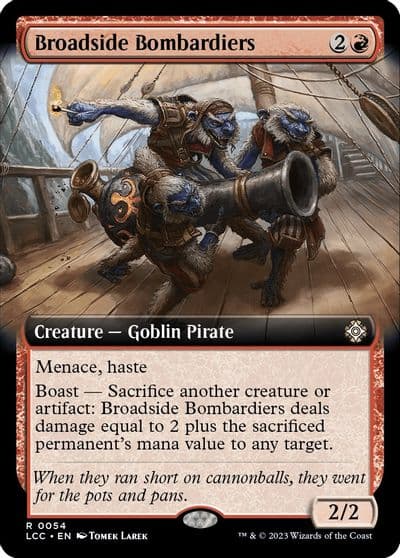 Broadside Bombardiers Extended Art Commander: The Lost Caverns of Ixalan Magic card