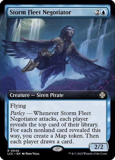 Storm Fleet Negotiator Extended Art Commander: The Lost Caverns of Ixalan Magic card