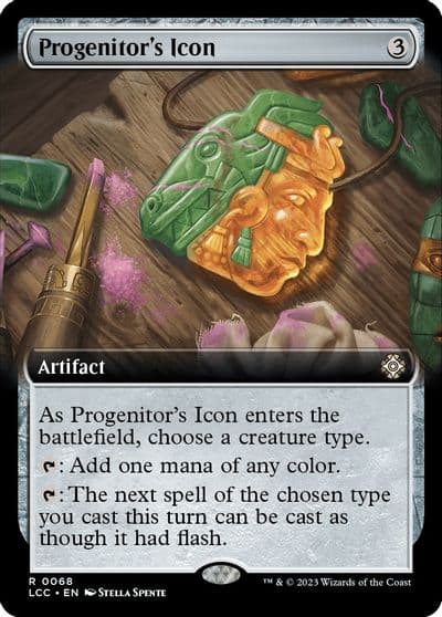 Progenitors Icon Extended Art Commander: The Lost Caverns of Ixalan Magic card