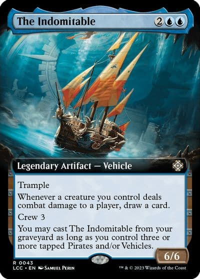 The Indomitable Extended Art Commander: The Lost Caverns of Ixalan Magic card