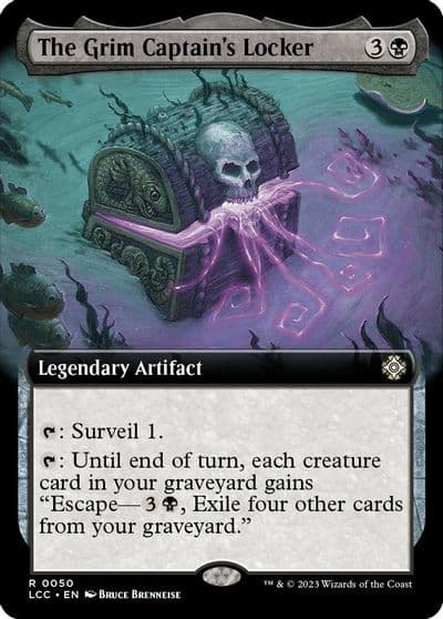 The Grim Captains Locker Extended Art Commander: The Lost Caverns of Ixalan Magic card
