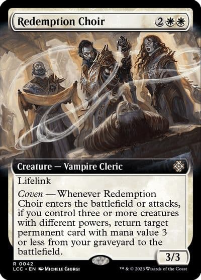 Redemption Choir Extended Art Commander: The Lost Caverns of Ixalan Magic card