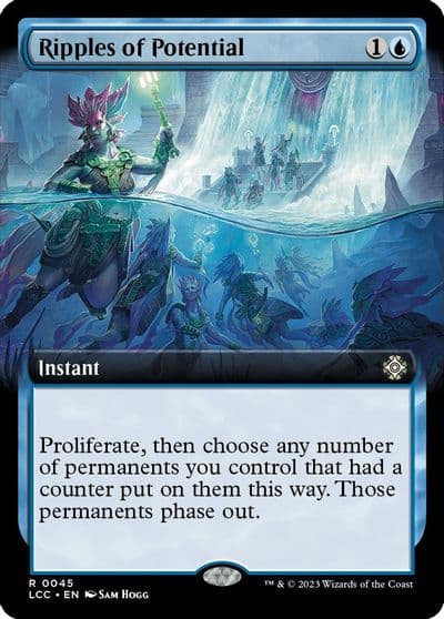 Ripples of Potential Extended Art Commander: The Lost Caverns of Ixalan Magic card