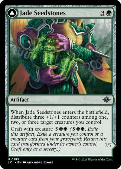 Jade Seedstones The Lost Caverns of Ixalan Magic card