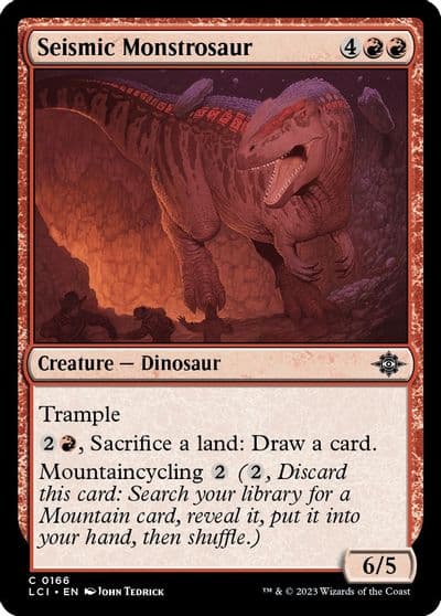 Seismic Monstrosaur The Lost Caverns of Ixalan Magic card