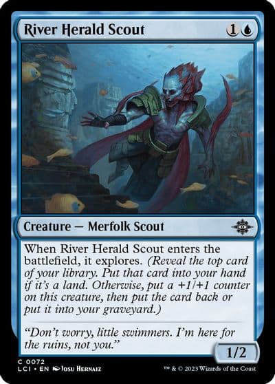 River Herald Scout The Lost Caverns of Ixalan Magic card