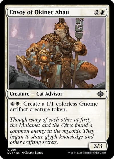 Envoy of Okinec Ahau The Lost Caverns of Ixalan Magic card