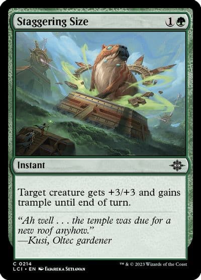 Staggering Size The Lost Caverns of Ixalan Magic card