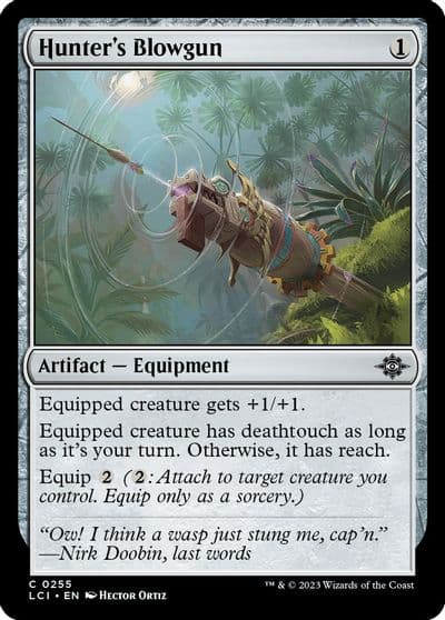 Hunters Blowgun The Lost Caverns of Ixalan Magic card
