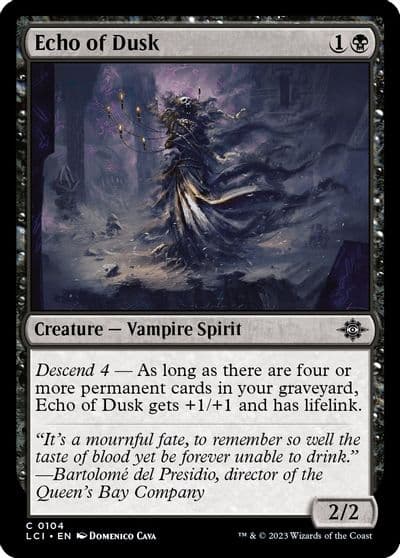 Echo of Dusk The Lost Caverns of Ixalan Magic card