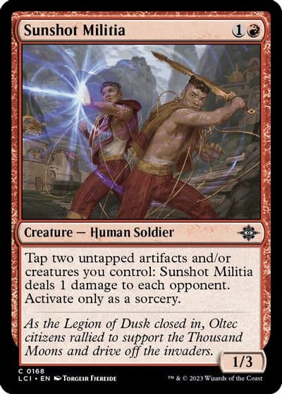 Sunshot Militia The Lost Caverns of Ixalan Magic card