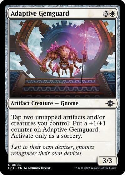 Adaptive Gemguard The Lost Caverns of Ixalan Magic card