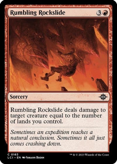 Rumbling Rockslide The Lost Caverns of Ixalan Magic card