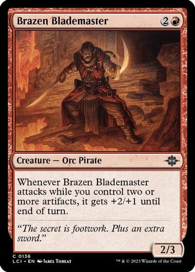 Brazen Blademaster The Lost Caverns of Ixalan Magic card