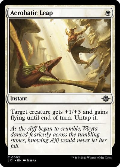 Acrobatic Leap The Lost Caverns of Ixalan Magic card