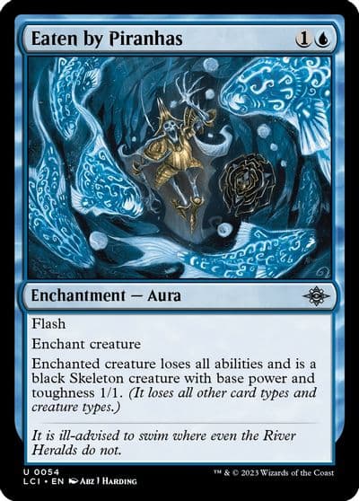 Eaten by Piranhas The Lost Caverns of Ixalan Magic card