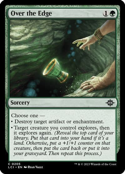 Over the Edge The Lost Caverns of Ixalan Magic card