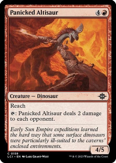 Panicked Altisaur The Lost Caverns of Ixalan Magic card