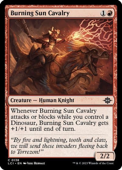 Burning Sun Cavalry The Lost Caverns of Ixalan Magic card