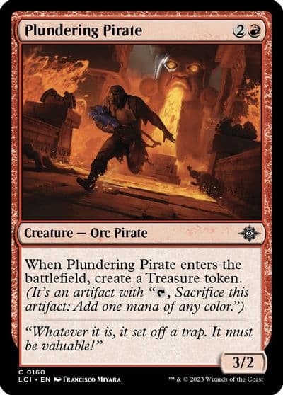 Plundering Pirate The Lost Caverns of Ixalan Magic card