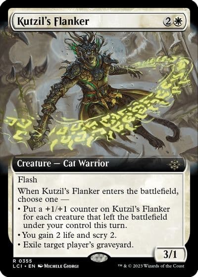 Kutzils Flanker Extended Art The Lost Caverns of Ixalan Magic card