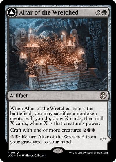 Altar of the Wretched Commander: The Lost Caverns of Ixalan Magic card