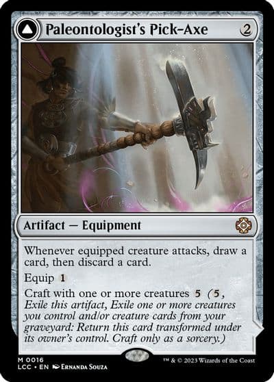 Paleontologists Pick Axe Commander: The Lost Caverns of Ixalan Magic card
