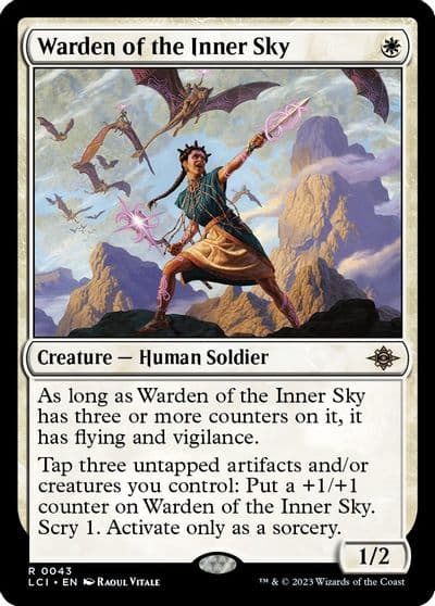 Warden of the Inner Sky The Lost Caverns of Ixalan Magic card