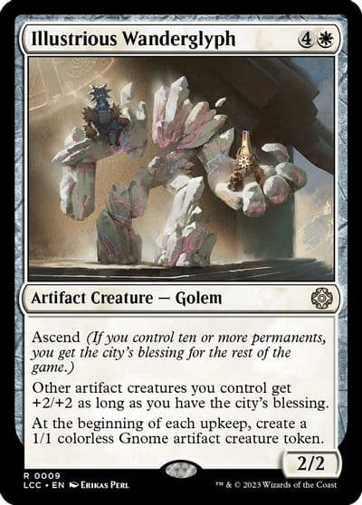 Illustrious Wanderglyph Commander: The Lost Caverns of Ixalan Magic card