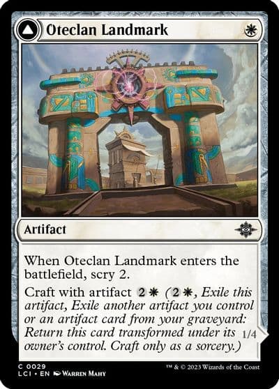 Oteclan Landmark The Lost Caverns of Ixalan Magic card