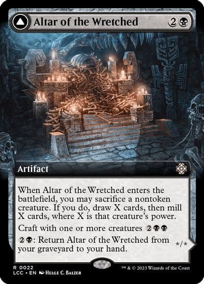 Altar of the Wretched Extended Art Commander: The Lost Caverns of Ixalan Magic card