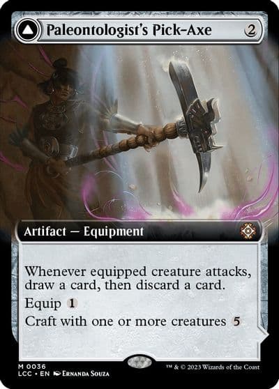 Paleontologists Pick Axe Extended Art Commander: The Lost Caverns of Ixalan Magic card