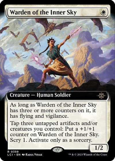 Warden of the Inner Sky Extended Art The Lost Caverns of Ixalan Magic card