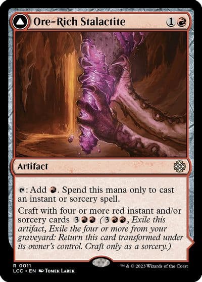Ore Rich Stalactite Commander: The Lost Caverns of Ixalan Magic card