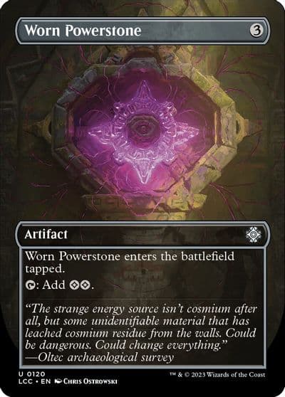 Worn Powerstone Borderless Commander: The Lost Caverns of Ixalan Magic card