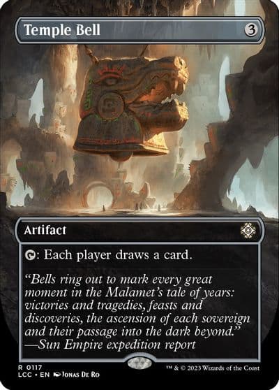 Temple Bell Borderless Commander: The Lost Caverns of Ixalan Magic card