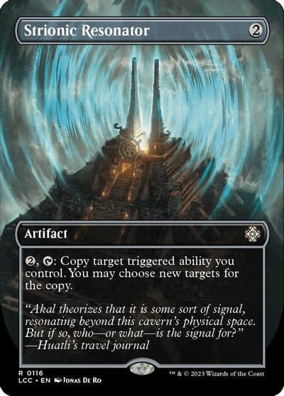 Strionic Resonator Borderless Commander: The Lost Caverns of Ixalan Magic card