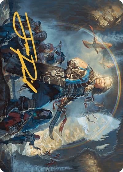 Admiral Brass Unsinkable Art Card Gold Stamped Signature Art Series: The Lost Caverns of Ixalan Magic card