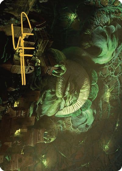 The Mycotyrant Art Card Gold Stamped Signature Art Series: The Lost Caverns of Ixalan Magic card