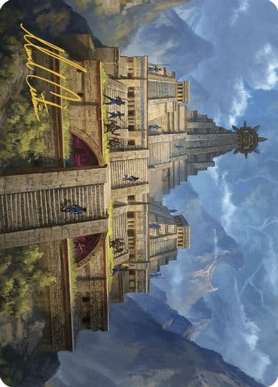 Barracks of the Thousand Art Card Gold Stamped Signature Art Series: The Lost Caverns of Ixalan Magic card