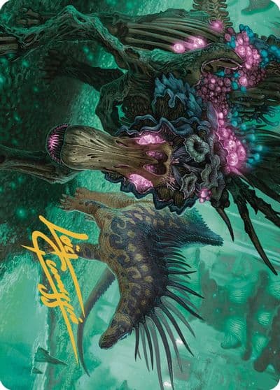 Walk with the Ancestors Art Card Gold Stamped Signature Art Series: The Lost Caverns of Ixalan Magic card