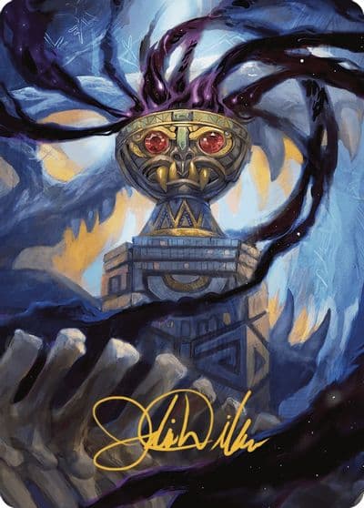 Chalice of the Void Art Card Gold Stamped Signature Art Series: The Lost Caverns of Ixalan Magic card