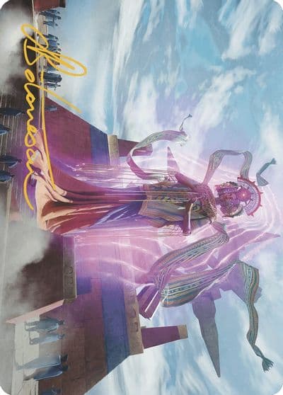 Ojer Taq Deepest Foundation Art Card 4 81 Gold Stamped Signature Art Series: The Lost Caverns of Ixalan Magic card