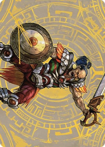 Inti Seneschal of the Sun Art Card Gold Stamped Signature Art Series: The Lost Caverns of Ixalan Magic card