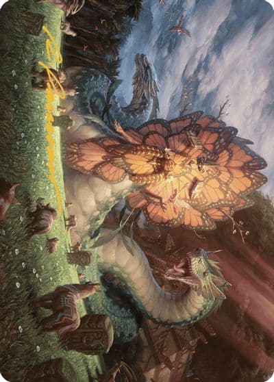 Ojer Kaslem Deepest Growth Art Card 30 81 Gold Stamped Signature Art Series: The Lost Caverns of Ixalan Magic card