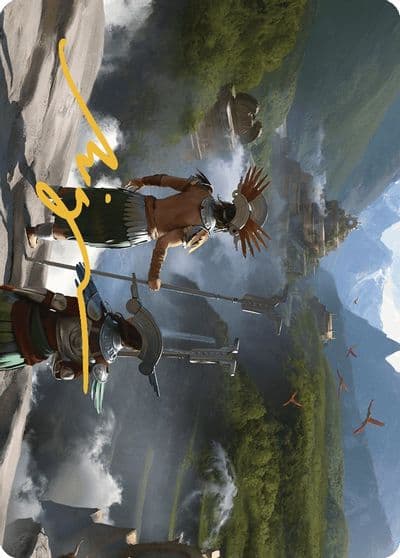 Glimpse the Core Art Card Gold Stamped Signature Art Series: The Lost Caverns of Ixalan Magic card