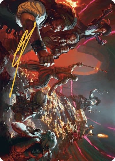 Hit the Mother Lode Art Card Gold Stamped Signature Art Series: The Lost Caverns of Ixalan Magic card