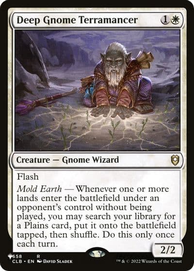 Deep Gnome Terramancer The List Reprints Magic card