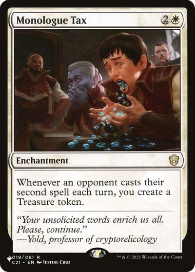 Monologue Tax The List Reprints Magic card