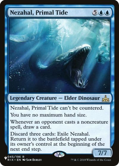 Nezahal Primal Tide The List Reprints Magic card